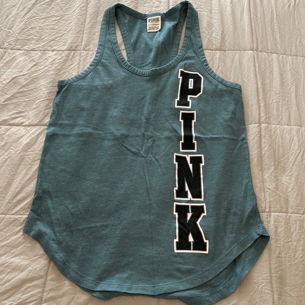 Pink racer back tank